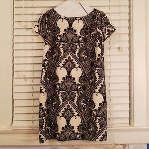 Zara Printed Black and White Minidress